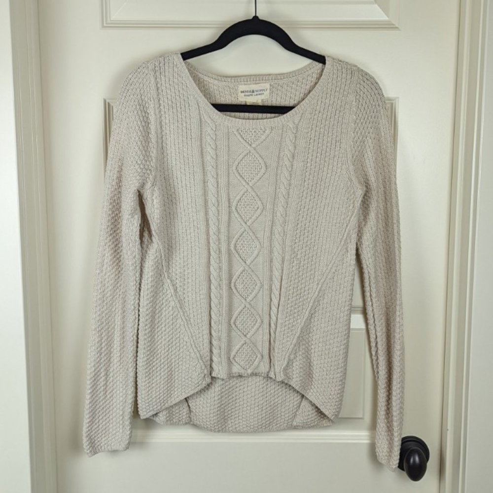 Ralph Lauren Denim & Supply Relaxed Fit Cable Knit Sweater